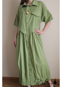 Nauja vintažinio stiliaus suknelė su kišenėmis